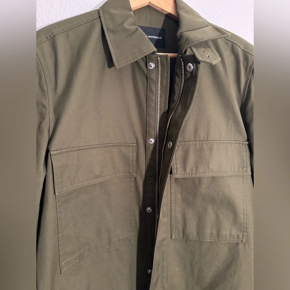 Club Monaco Men’s Army Green Jacket size XS - Picture 3 of 8